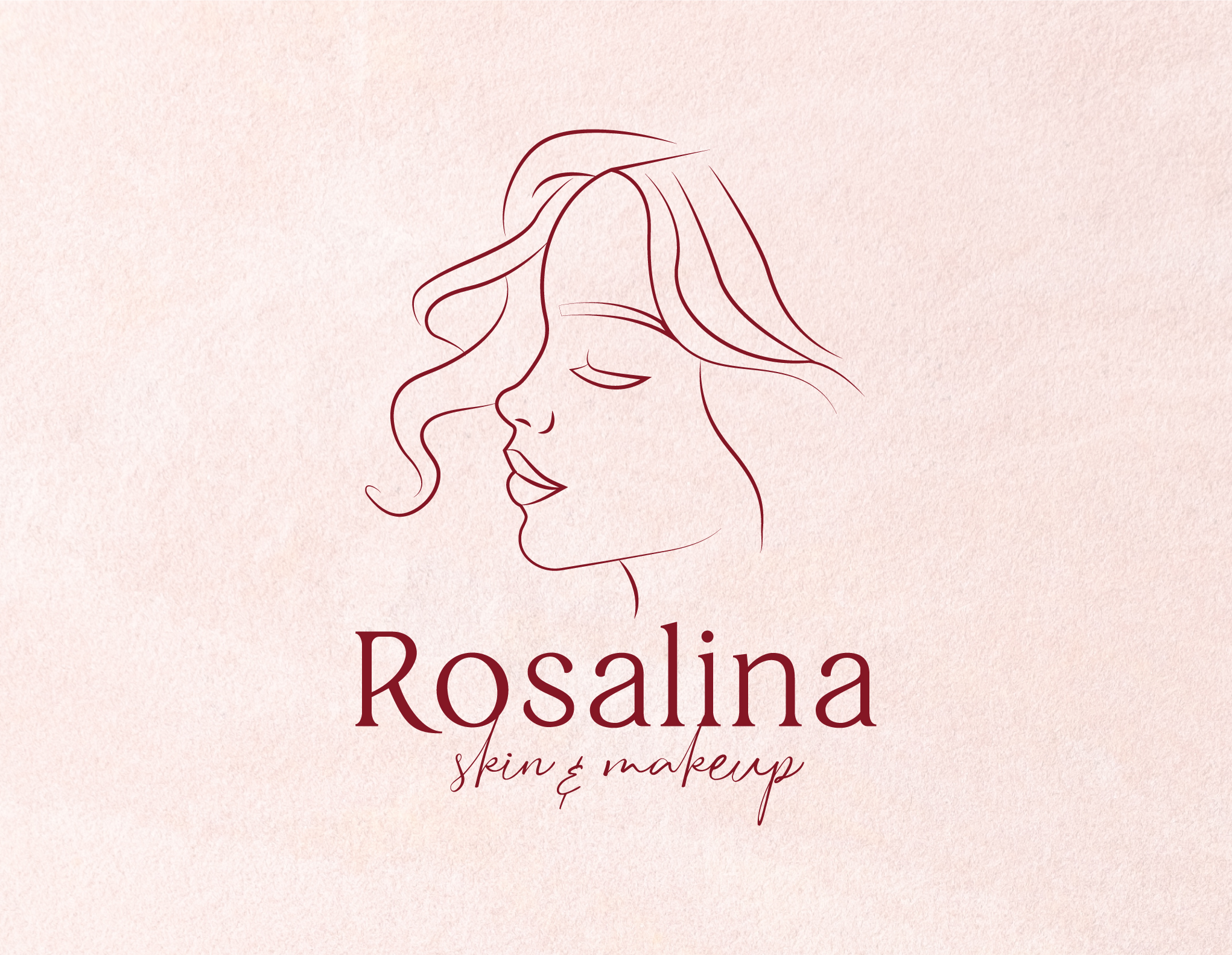 Rosalina hand drawn logo design