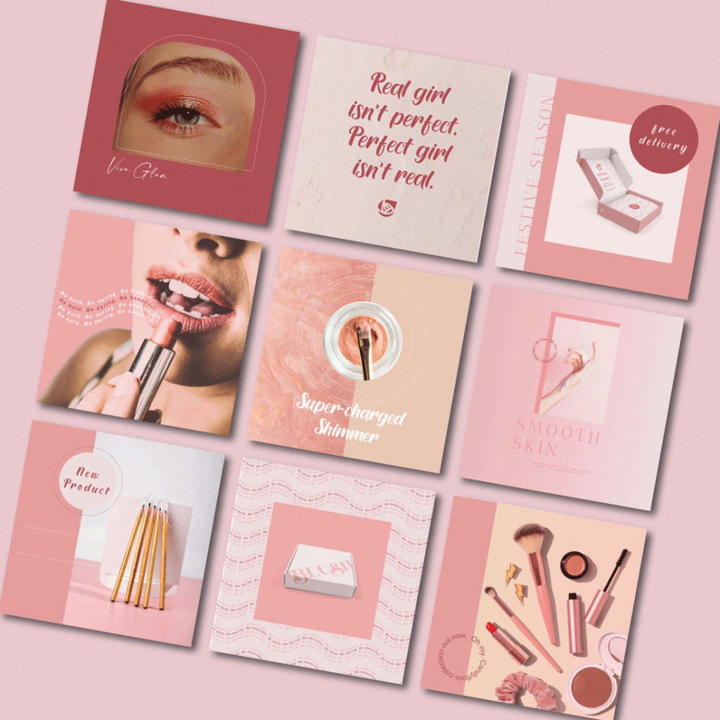 Blush Social Media Design