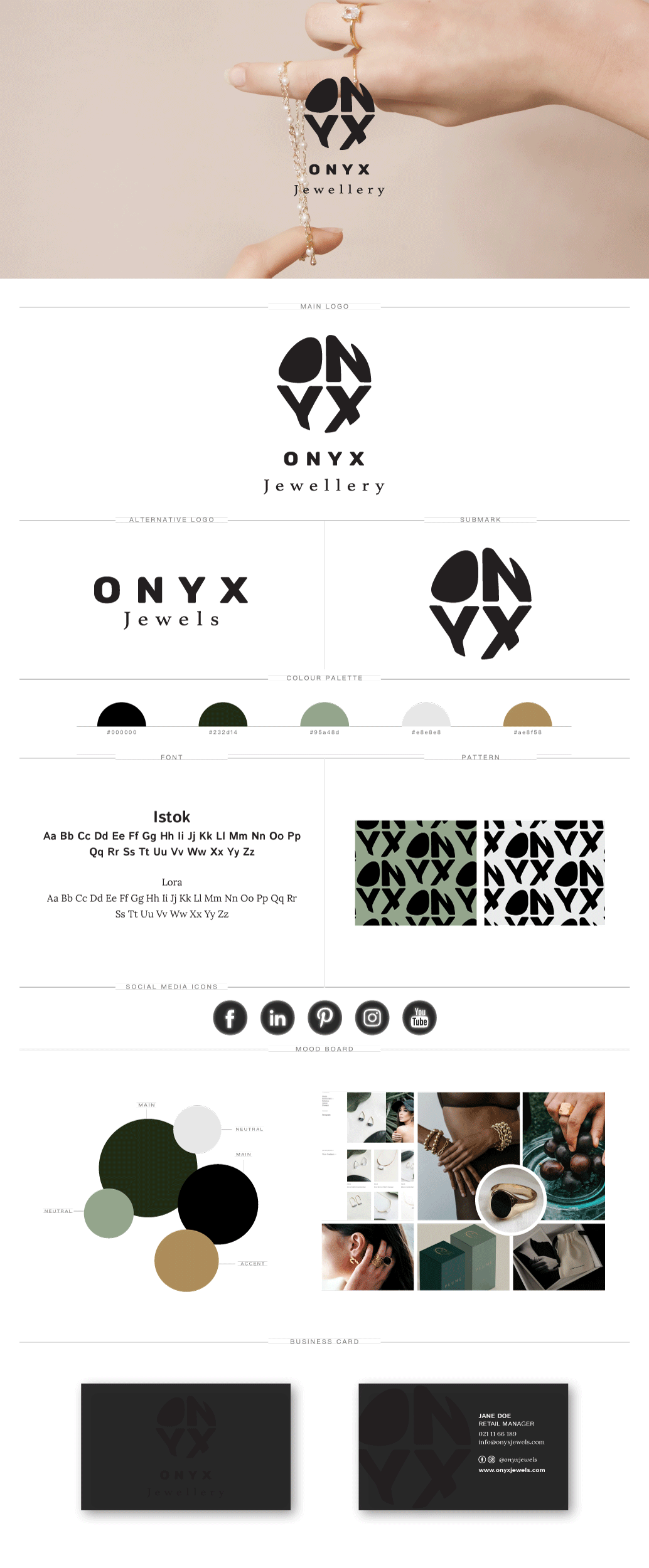 Onyx Brand Board