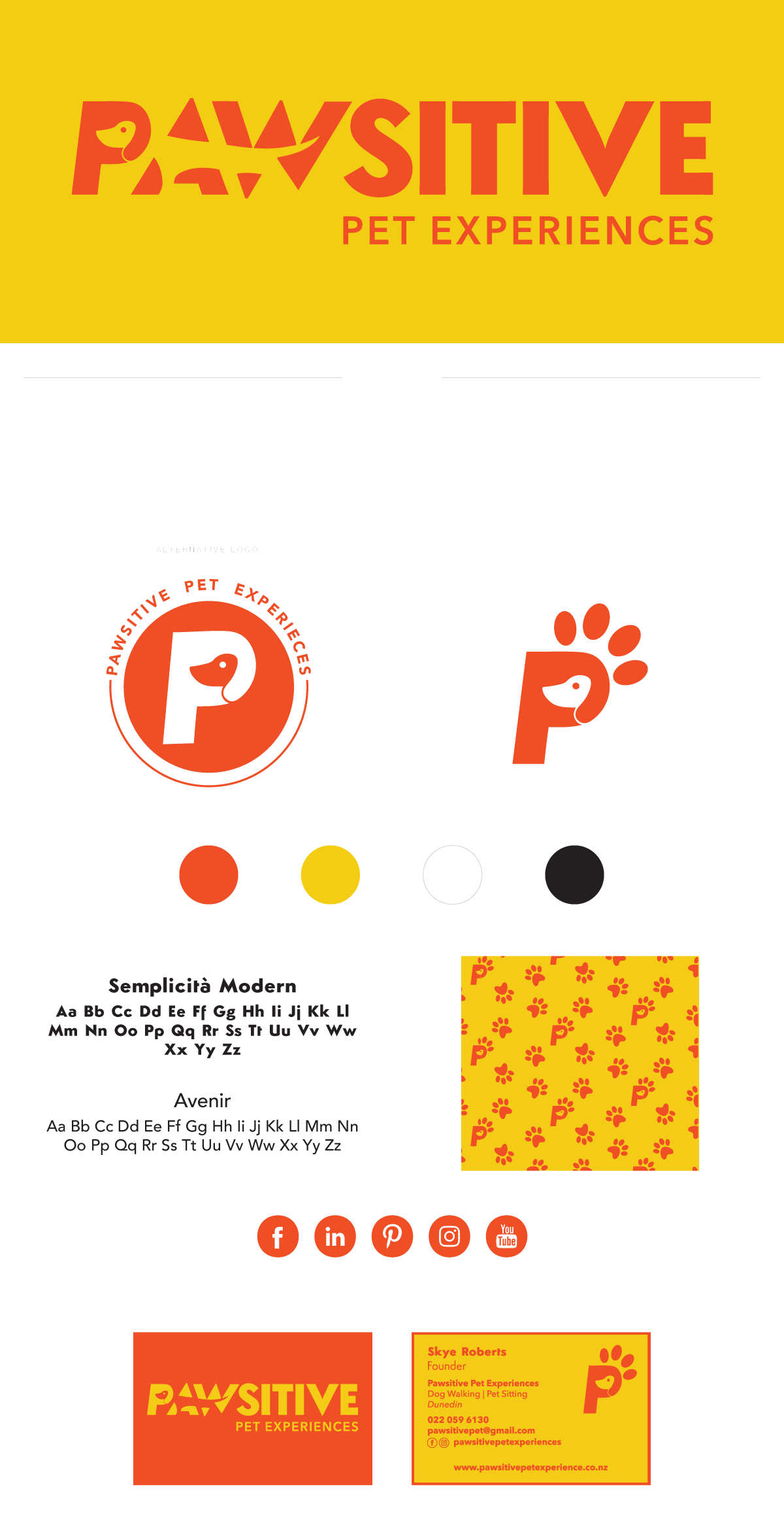 Pawsitive Brand Board